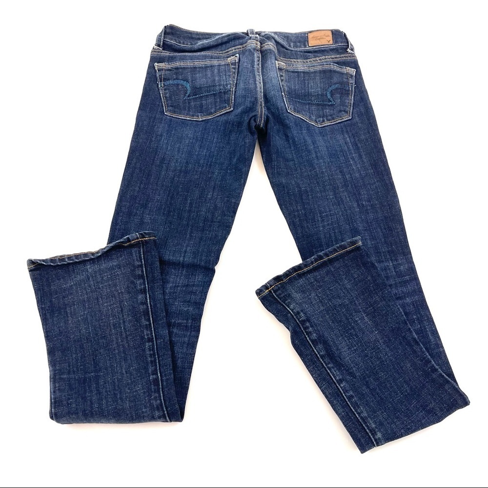 American Eagle Women’s Blue Skinny Jeans 2